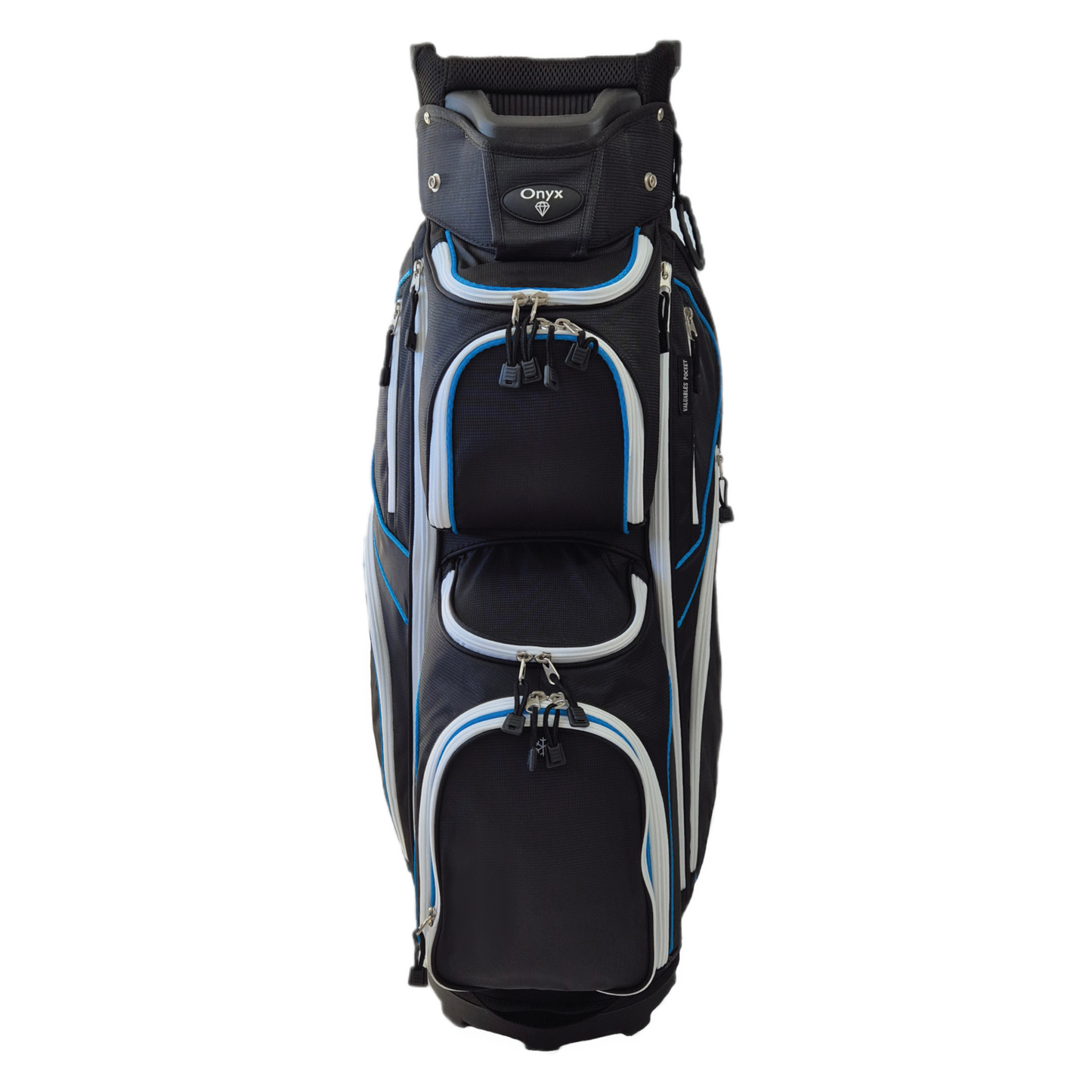 Onyx Custom Golf Bag – Black/Sky