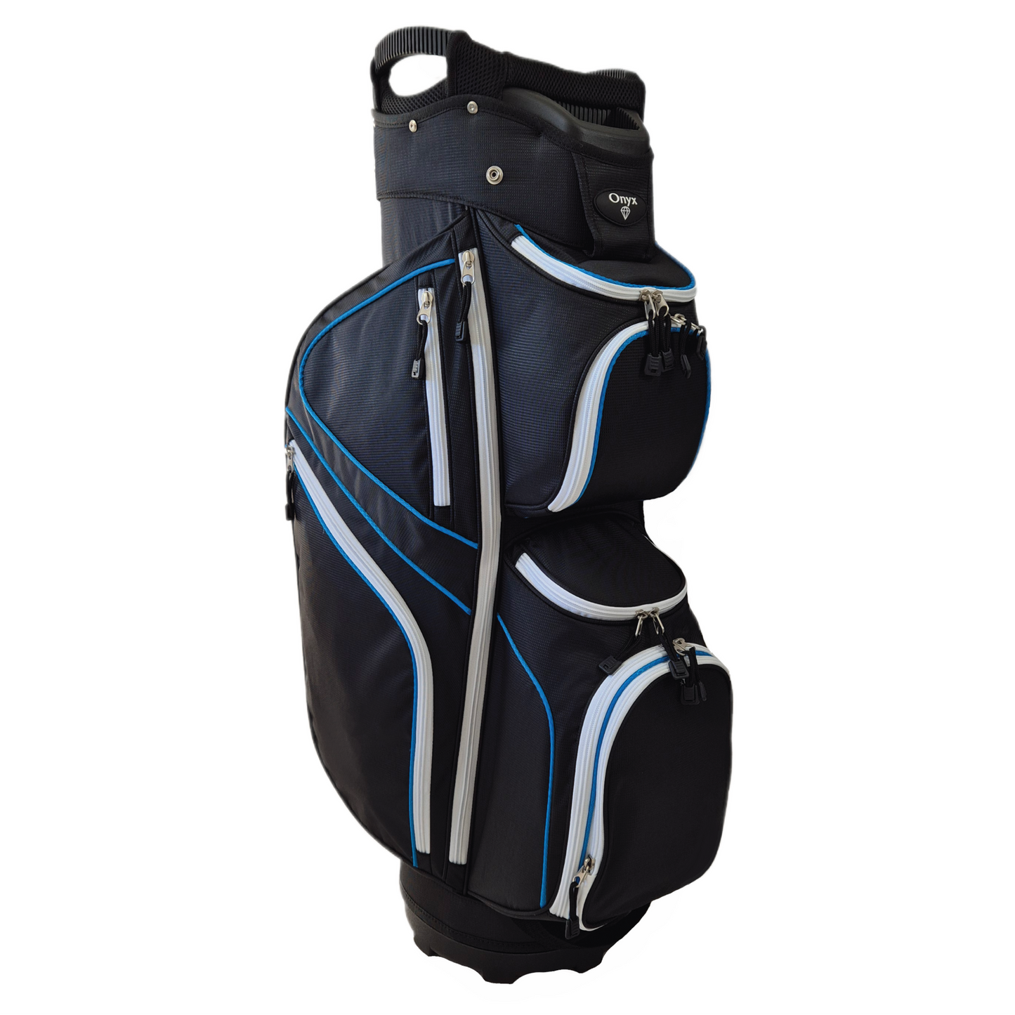 Onyx Custom Golf Bag – Black/Sky