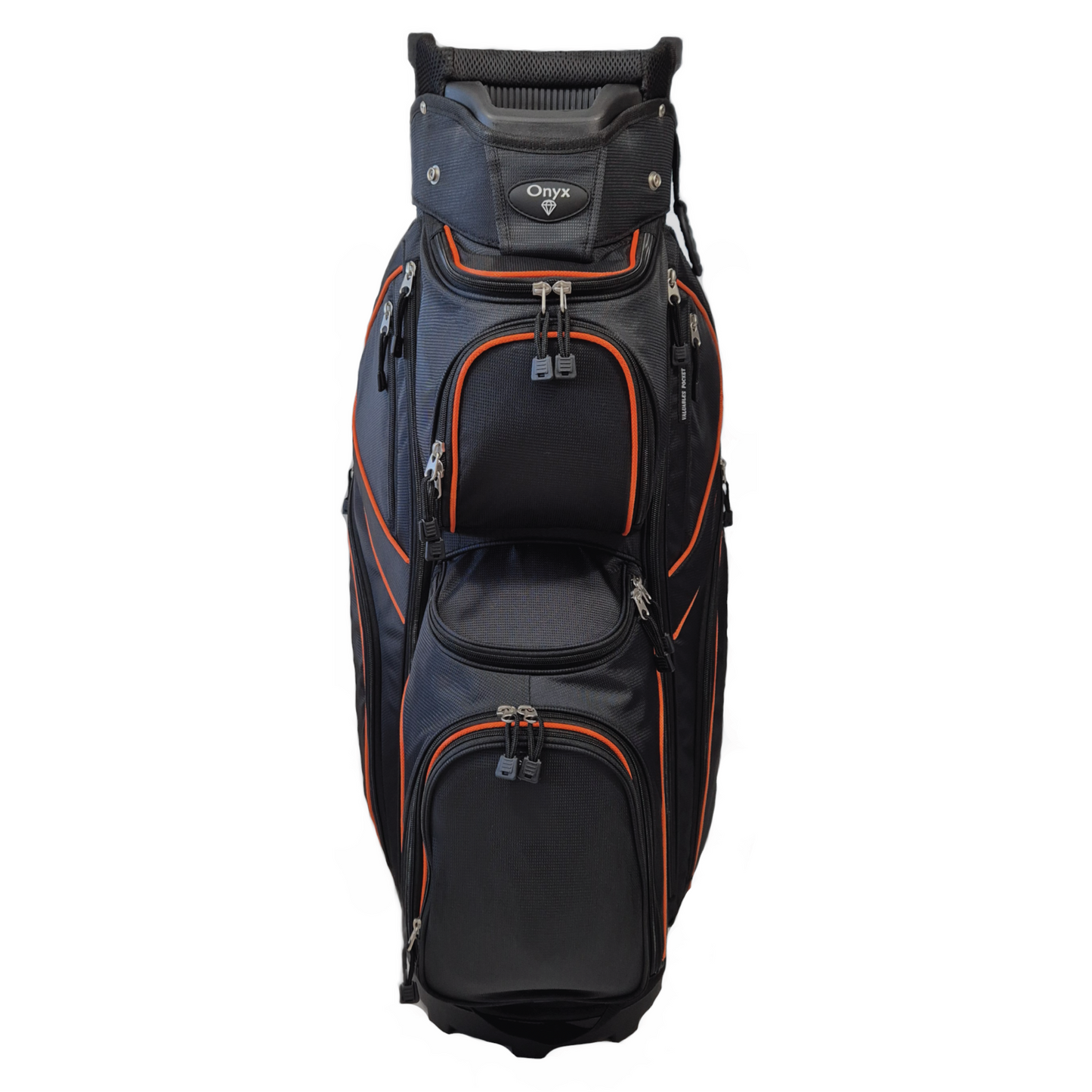 Onyx Custom Golf Bag – Black Orange