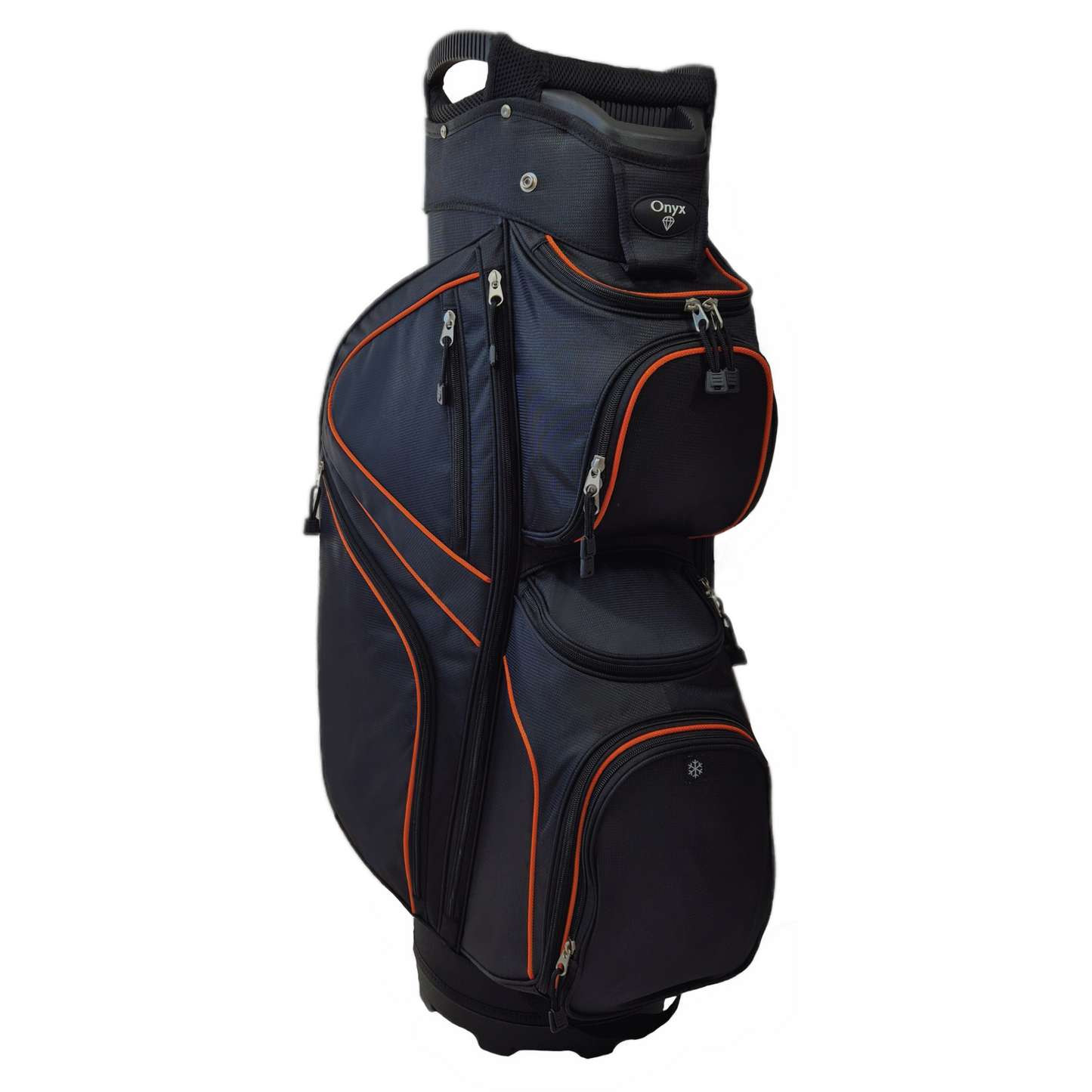 Onyx Custom Golf Bag – Black Orange
