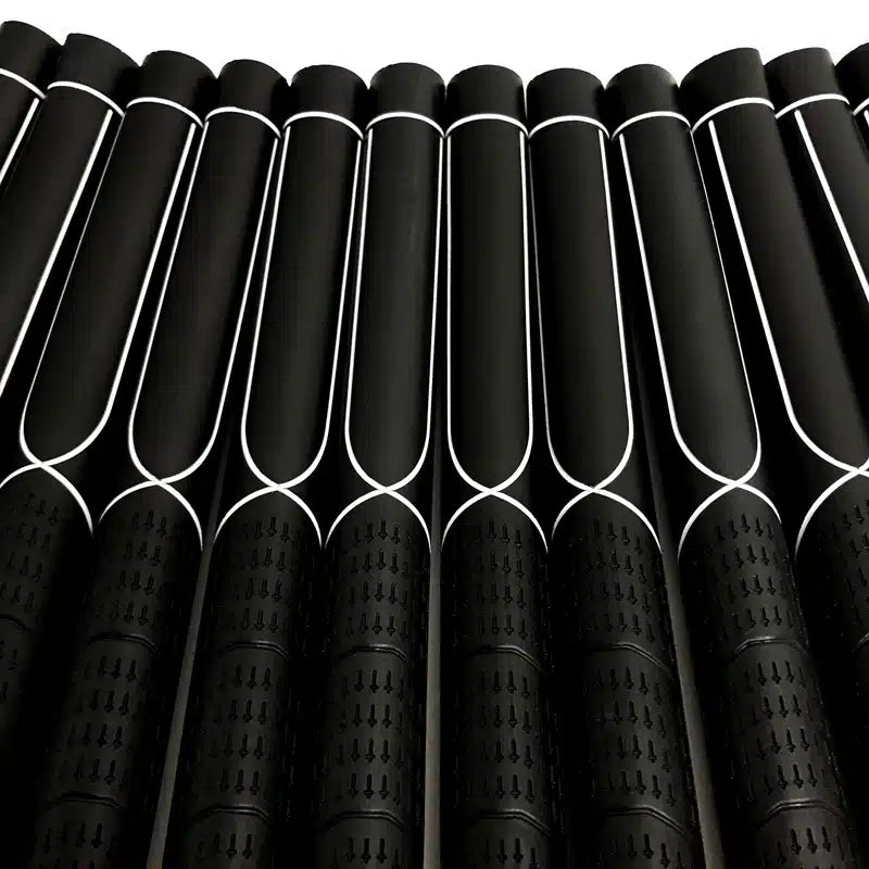 Onyx - Black Rubber Golf Grips - Set of 13