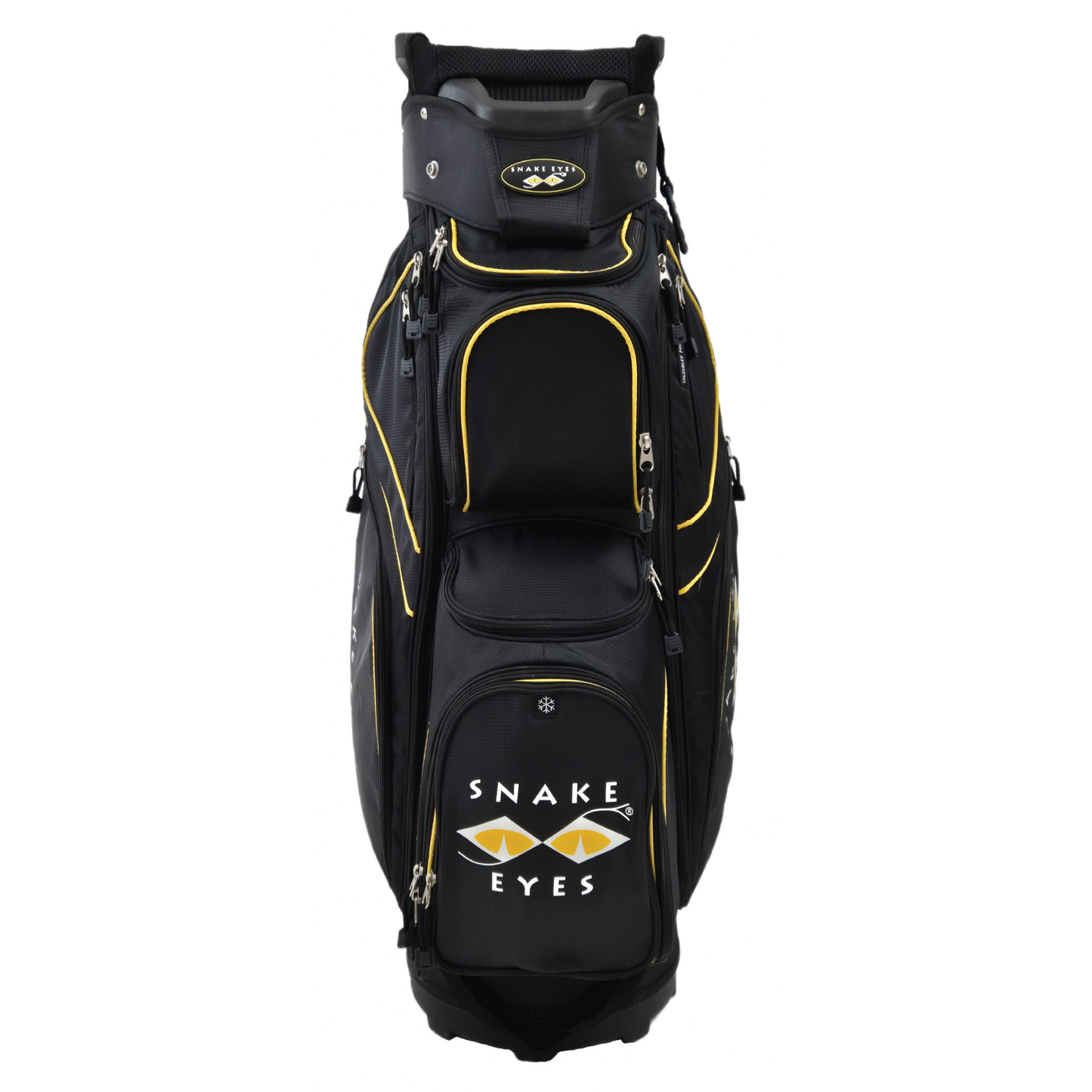 Snake Eyes Lite Golf Bag - Black & Yellow Trim