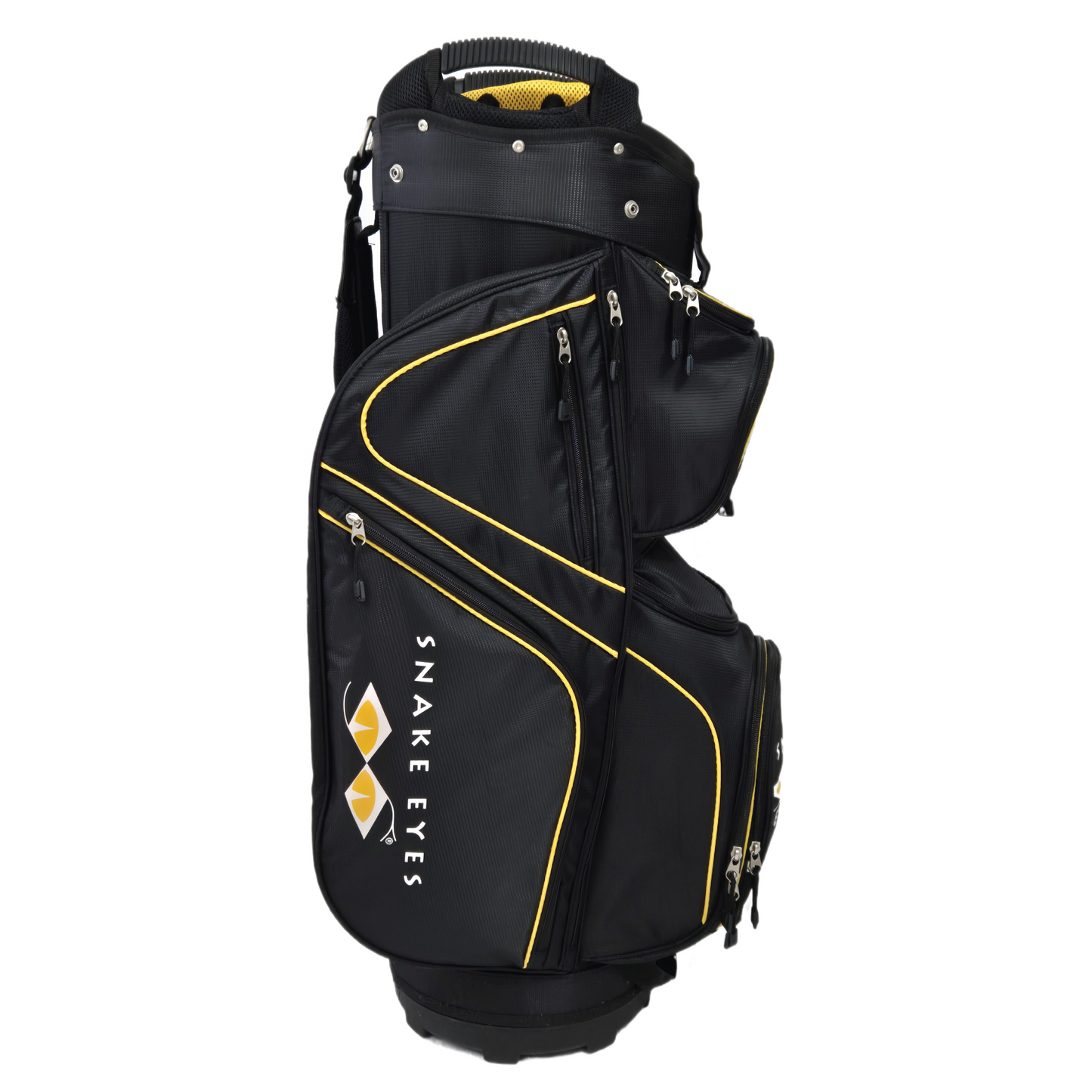 Snake Eyes Lite Golf Bag - Black & Yellow Trim