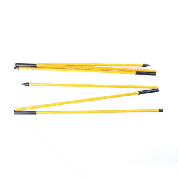 Golf Gear -Alignment Sticks Folding 2-Pack Yellow