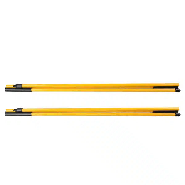 Golf Gear -Alignment Sticks Folding 2-Pack Yellow