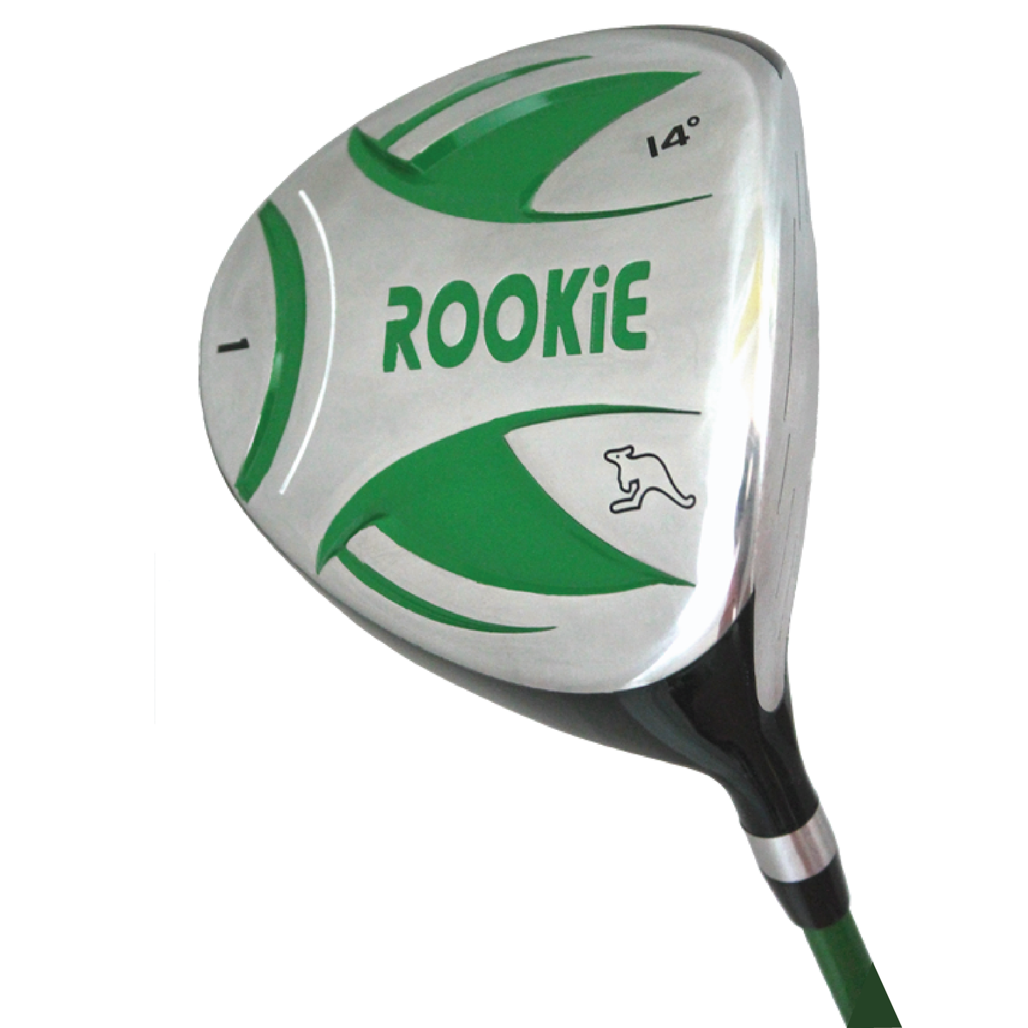 Rookie - Kids Golf Set RH - 6 Piece Green 7 to 10 YRS