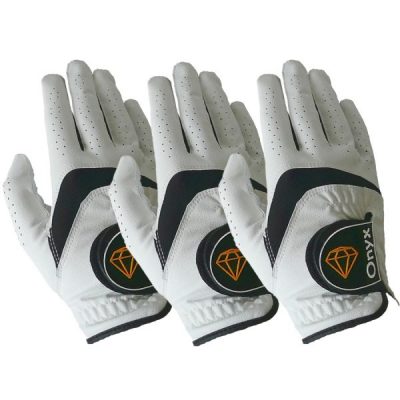 Onyx - Ladies Golf Gloves - 3 Pack
