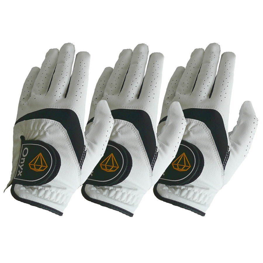 Onyx - Ladies Golf Gloves - 3 Pack